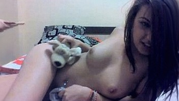 sexy 18 yrs old girl getting naked on webcam