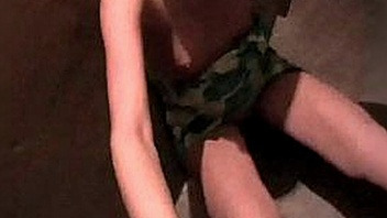 Mouthwatering teen brunette Tanya prepares for blowjob